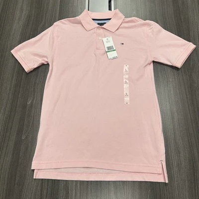 Tommy Hilfiger Polo Rosa Manga Corta 100% Algodón Logo Niño (L 16-18) Foto 1 de 4