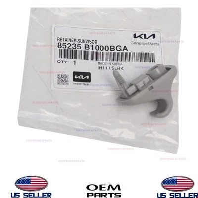 Genuine Sunvisor Holder Retainer LEFT or RIGHT 2016-2023 Kia 85235-B1000BGA - Image 1 of 2
