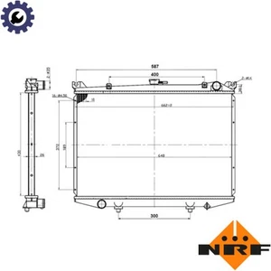RADIATOR ENGINE COOLING 503492 FOR NISSAN Z24i/KA24E 2.4L TD27T 2.7L TD25 2.5L - Picture 1 of 9