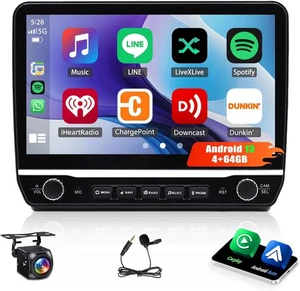 Für Fiat Ducato 2007-2023 10'' Carplay Android 13 Autoradio GPS Navi WIFI Kamera - Bild 1 von 11
