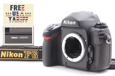 ⏯️ Late S/N 28xxx [UNUSED w/ Strap] Nikon F6 SLR 35mm Film Camera Body JAPAN - Image 1 of 4