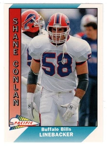 Shane Conlan - Buffalo Bills (NFL Football Card) 1991 Pacific # 22 - Mint - Picture 1 of 1