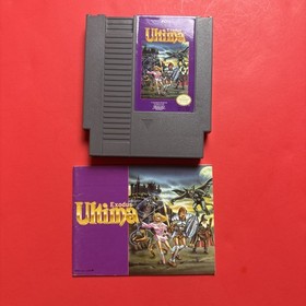 Ultima : Exodus Nintendo NES 100% Authentic Original Cart & Instructions
