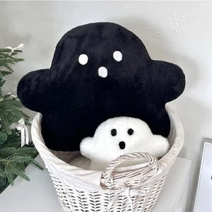 Cuscino decorativo Halloween simpatico fantasma soffice cuscino Halloween divano cuscino sedia - Foto 1 di 16