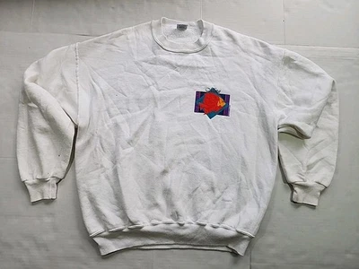 80 年代 90 年代疯狂衬衫夏威夷成人 XL 卫衣 MAUI 旅行热带鱼阅读  — 第 1/4 张图片