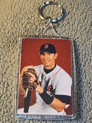 NOMAR GARCIAPARRA  RED SOX Officially Licensed  Key Chain Key Ring MLB Baseball  - Image 1 of 4