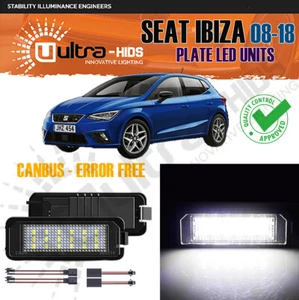 PREMIUM SEAT FR Ibiza Mk5 6J Leon Mk2 1P Mk3 LED LICENSE NUMBER PLATE LIGHT BULB - Picture 1 of 10