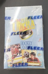 1992-93 Fleer Ultra Hockey Hobby Box 36 Packs NHL Rare - Picture 1 of 2