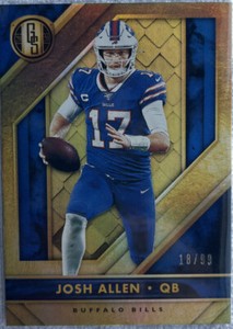 JOSH ALLEN SSP 18/99 2020 Panini Gold Standard Football #4 - Bills RARE