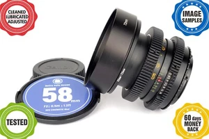 HELIOS 44 2/58mm lens EF mount *TUNED FOR FILMMAKERS!-METAL FOLLOW FOCUS GEARS!* - Picture 1 of 17