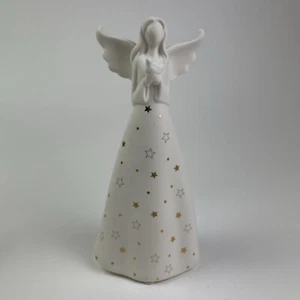 Engel Figuren Friedensengel Staues mit LED Lichtern geformte Keramik - Bild 1 von 12