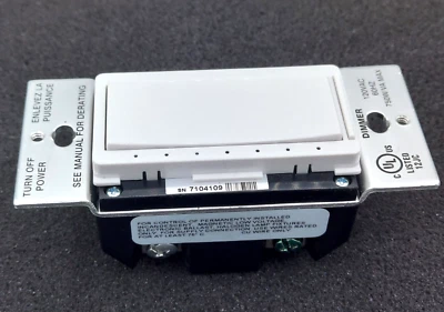 Crestron Prodigy P-DIMEX-W-S Paddle Dimmer 120V WHITE WIRELESS *NEW*