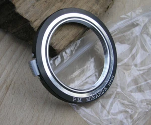 Original & Original PM Adapter 60er Jahre für Miranda Bajonett auf Pentax M42 Gewinde - Bild 1 von 2