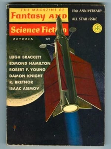 Rare October 1964 Magazine of FANTASY & SCIENCE FICTION! Hamilton KNIGHT Asimov! - Picture 1 of 3