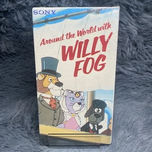 Around The World With Willy Fog VHS Tape 1985 Sony Rare First Release Sealed - Picture 1 of 6