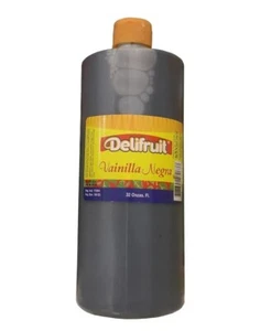 Black Vanilla Flavor Extract from the Dominican Republic, 32 Oz - Picture 1 of 3