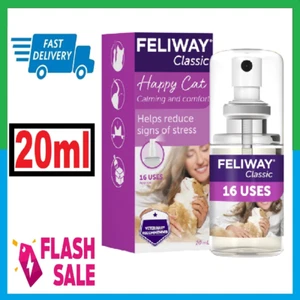 FELIWAY Classic 20ml Spray, comforts cats and helps solve behavioural issues - Picture 1 of 9
