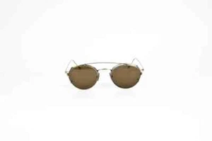 MODO 101 AGD Brille Brillengestell Authentic Vintage Unisex Braun Rund Made in Italy - Bild 1 von 7
