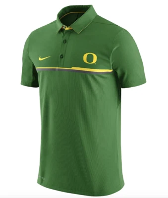 Nike Oregon Ducks Dri-Fit Elite Coaches Sideline Performance Polo Shirt (Small) - Image 1 of 2