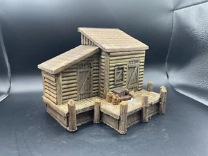 Edificio per figure west o guerre franco indiane di 25/28mm - Imagen 1 de 2