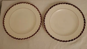 2 Vernon Kilns Vernonware Monterey Dinner Plate Plates 10 3/8 Inch - Picture 1 of 4