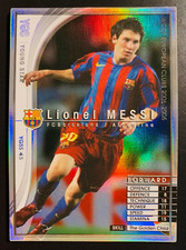 2005-06 Panini WCCF European Clubs Lionel Messi Barcelona refractor card MINT