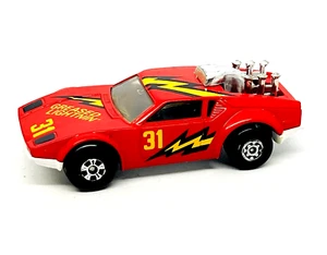 Matchbox Superfast 8 De Tomaso Pantera "Greased Lightning" ruote inverse, come nuovo! - Foto 1 di 3