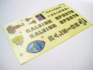 RALEIGH DECAL BICYCLE VINTAGE BIKE STICKER SPORTS RALEIGH STICKER DECALS ENGLAND - Picture 1 of 8