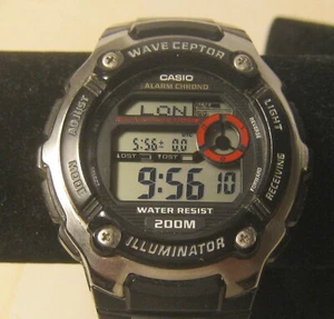 Reloj deportivo para hombre CASIO Wave Ceptor ALARM CHRONO ¡EXCELENTE estado de funcionamiento!! - Imagen 1 de 5