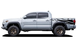 Bed asymmetrically graphics stickers decal compatible with Toyota Tacoma - Foto 1 di 15