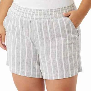 Briggs Women's Linen Blend Pull-On Shorts (Choose Size and Color) - Picture 1 of 9