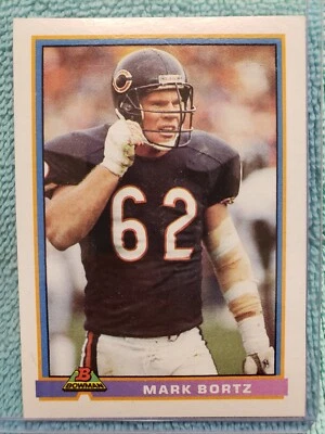 1991 BOWMAN MARK BORTZ #70 CHICAGO BEARS  - Image 1 of 4