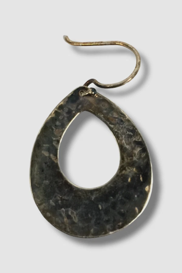 $395 Ippolita Women's 925 Sterling Silver Crinkle Open Teardrop Earring - Image 1 of 1