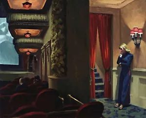 New York Movie Painting by Edward Hopper Art Reproduction - Picture 1 of 3