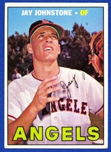 Topps Baseball # 213 1967 Jay Johnstone California Angels en muy buen estado - Imagen 1 de 2