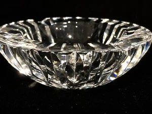Waterford Crystal Vintage 3” Ashtray Ireland Leaf Design Gothic Mark - Bild 1 von 6