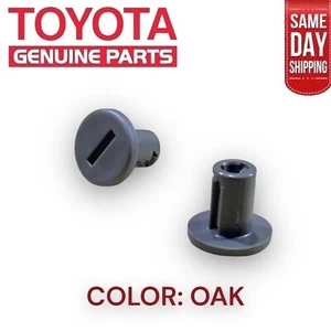 93 - 97 TOYOTA LAND CRUISER FZJ80 FLOOR STEP CLIPS PLATE CARPET CLIP OAK OEM NEW - Bild 1 von 11