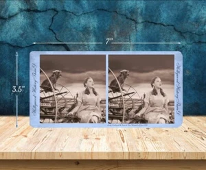 JUDY GARLAND THE WIZARD OF OZ 1939 Classic Film 3D Stereoview Card Hollywood 3D - Bild 1 von 3