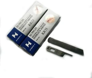 Overlock Serger Knife Upper Knife KR23 & Lower Knife KR35 for Siruba, Juki - Picture 1 of 4