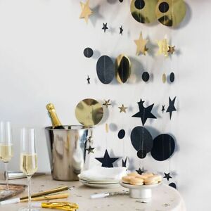 Merry Christmas Decorations for Home Ornaments 4M Twinkle Star Paper Garland 