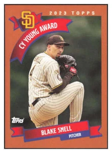 BLAKE SNELL CY YOUNG 2023 Topps TBT #143 Padres Throwback Thursday Cy Y ID:88633 - Picture 1 of 2