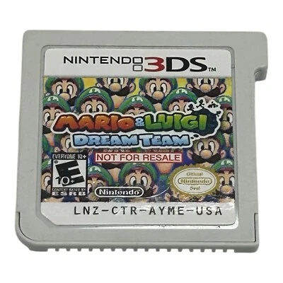 3DS Mario & Luigi Dream Team Not For Resale Rare Game Demo *Not Full Game* - Image 1 of 3