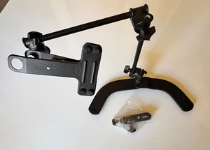 Manfrotto 2-Section Single Articulated Arm, Base, Camera Bracket & Clip Clamp - Picture 1 of 7