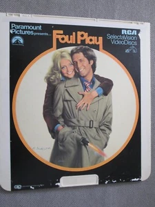 Foul Play Goldie Hawn Chevy Chase CED RCA VideoDisc 1978 VTG great for wall art - Picture 1 of 12