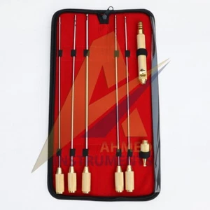 Liposuction Cannulas Set of 5 PCs Plastic surgery Surgical instrument - Picture 1 of 3