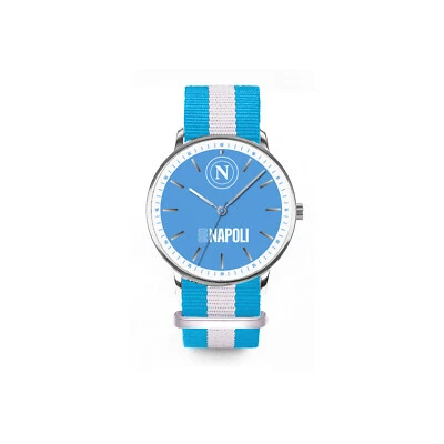 LOWELL Orologio Uomo SSC NAPOLI P-NA4490XA1 Tessuto Celeste OFFICIAL