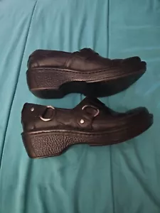 Zapatos zuecos sin cordones de cuero para mujer BORN, talla 8 - Imagen 1 de 8