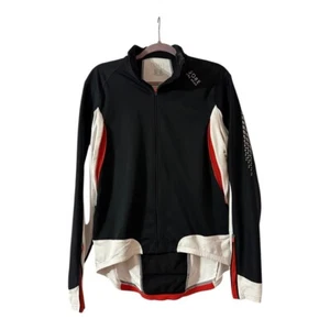 Gore Bike Wear Windstopper Cycling Jacket Womens Full Zip Black White Size XL - Picture 1 of 10