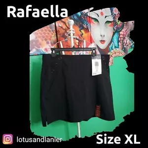 Falda Rafaella Negra Comfort Talla XL Nueva con Etiquetas - Imagen 1 de 7