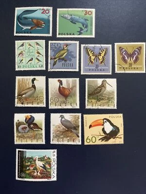 Poland 1966-1973 Fauna 13 CTO Stamps, LH,XF, see Photos - Image 1 of 4